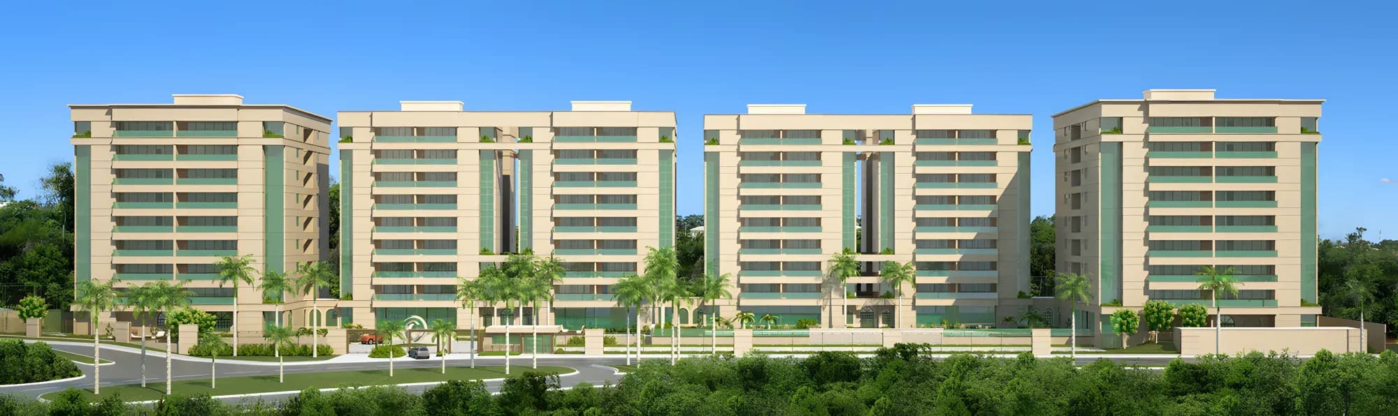 Fachada do Alpha Life Residence