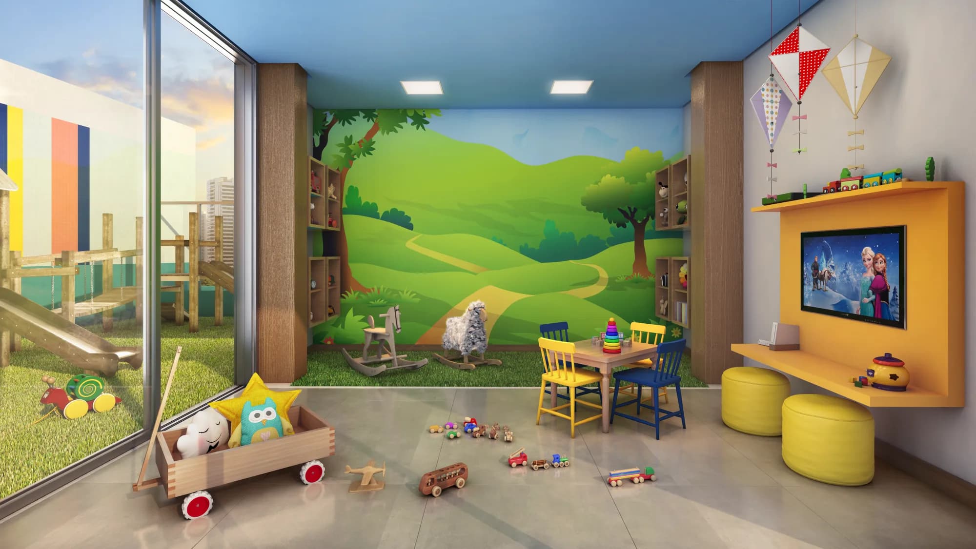 Espaço kids do Lucce